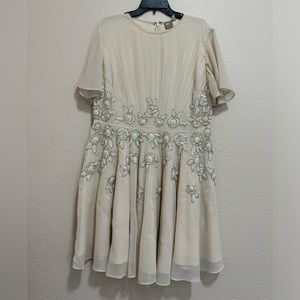 Bedazzled mini dress